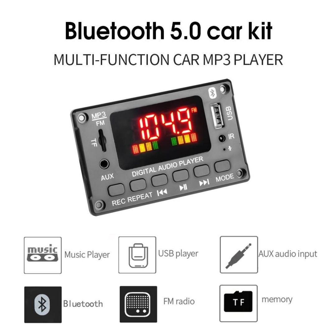 усилитель 2*40W.  MP3 плеер. Bluetooth 5.0  mp- плеер, аудио проигрыва