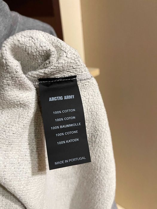 Arctic army, оверсайз преміум худу