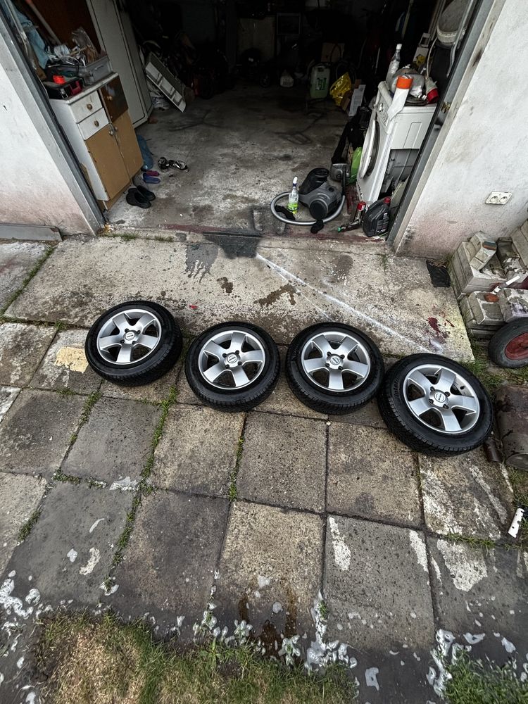 Alufelgi ENZO r15 4x114,3 z oponami zimowymi 195/60/r15