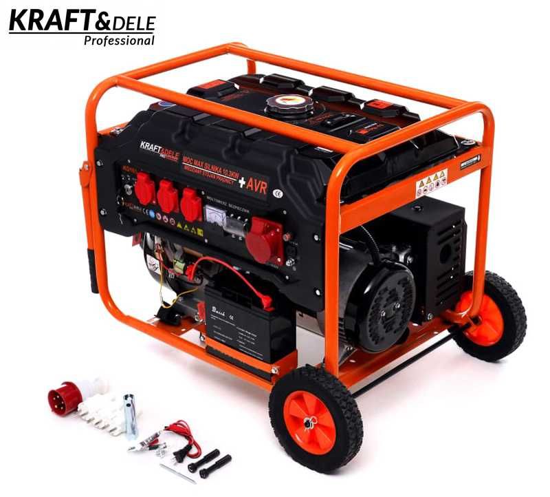 KRAFT&DELE Agregat Prądotwórczy Generator 5500w Miedź