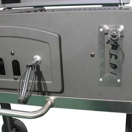 Grill Węglowy Activa Angular XXL Chromowany MR Garden