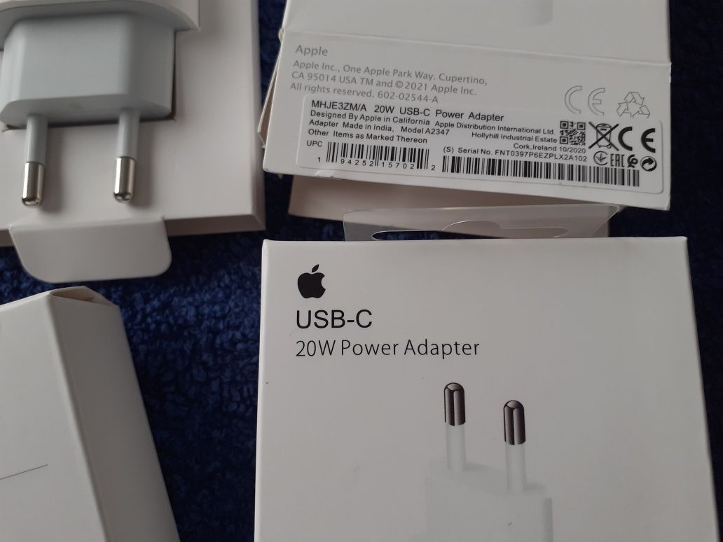 USB-C 20W Power Adapter Zasilacz do IPhone NOWY.