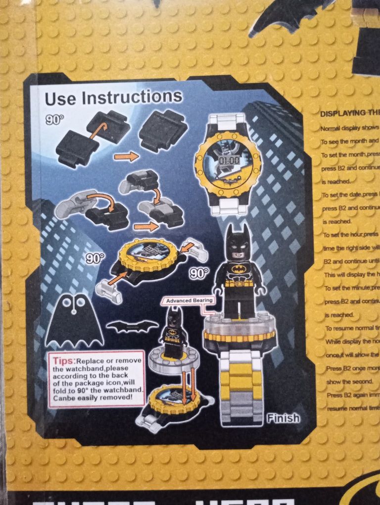 Zegarek jak LEGO Batman