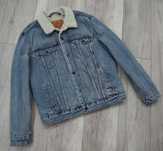 Levi's_ Sherpa jacket_męska kurtka jeansowa na misiu_teddy_rozmiar S/M
