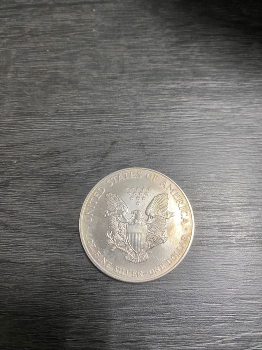 Moedas silver eagle prata americana 999%