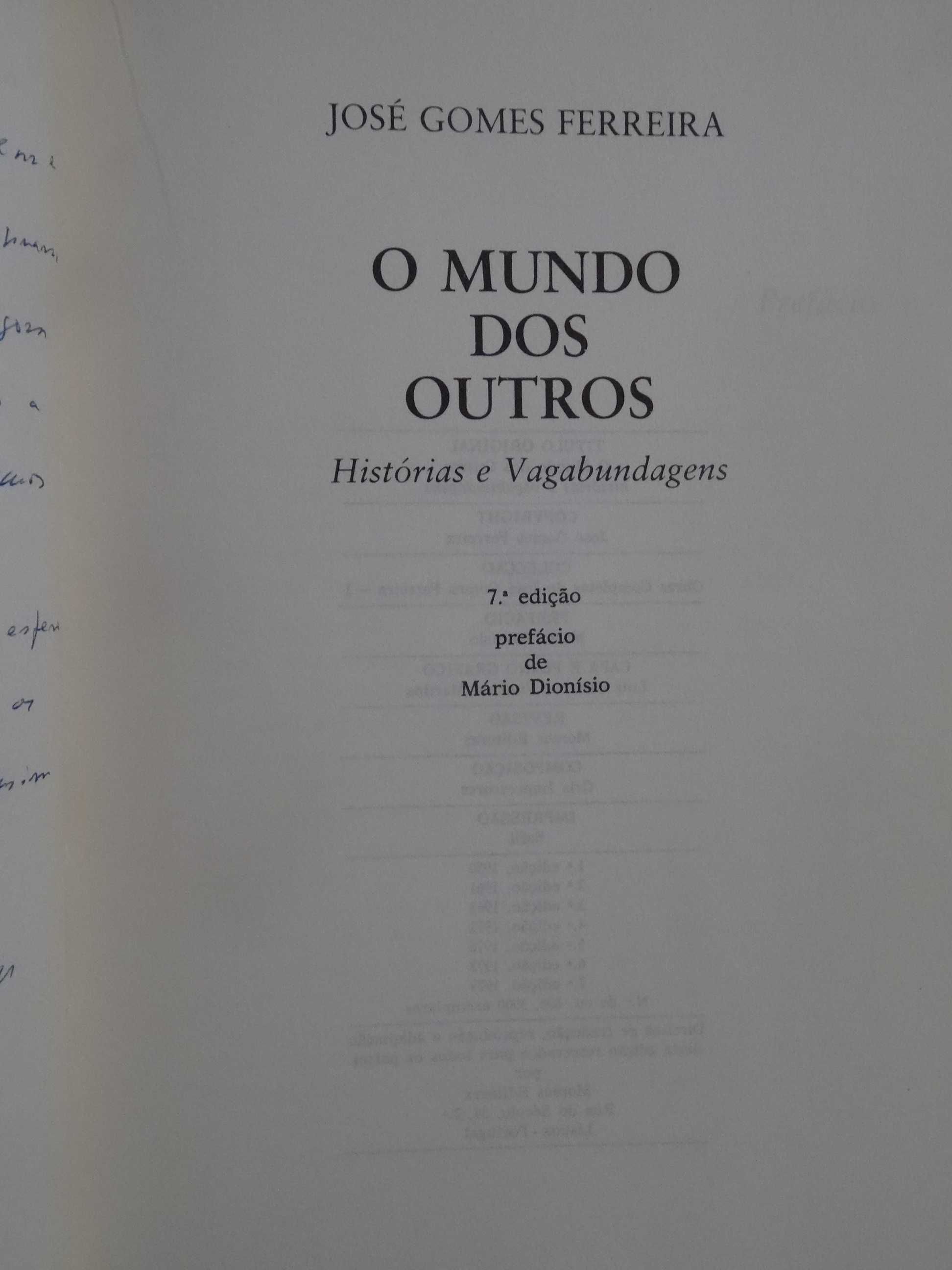 O Mundo dos Outros de José Gomes Ferreira