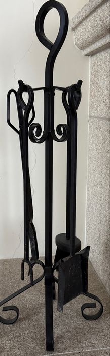 Ferramentas para limpeza de lareira