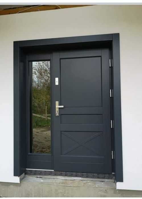 drzwi drewniane wejściowe  zewnętrzne dębowe dostawa GRATIS