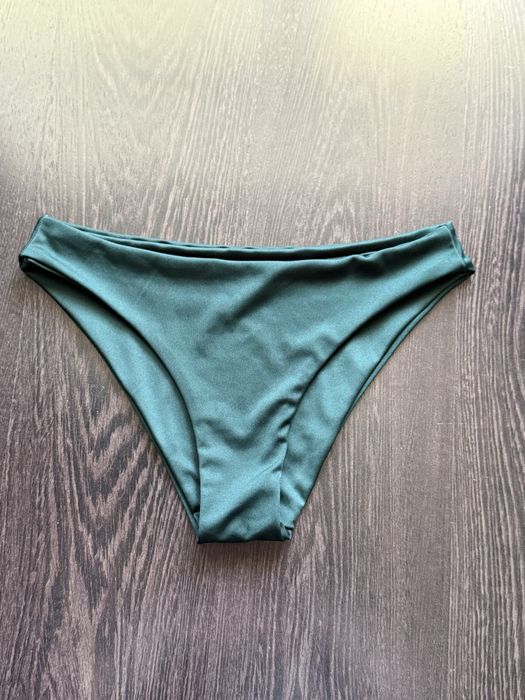 Темно-зелені труси для купальника XS