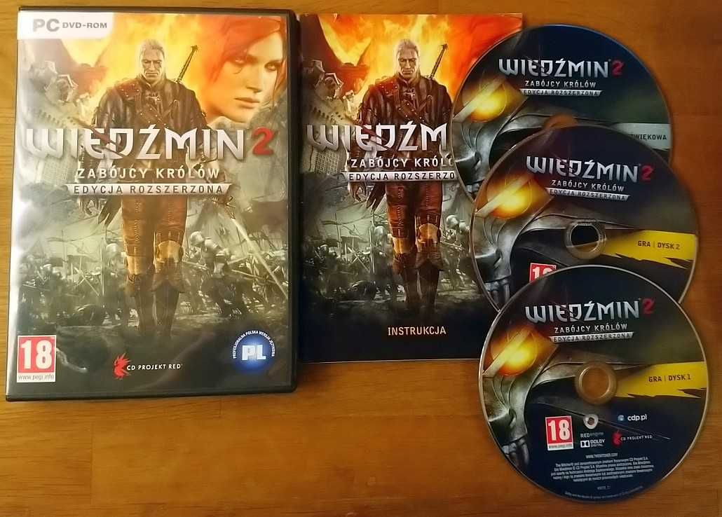 Wiedźmin 2: Zabójcy królów - edycja rozszerzona, PC DVD