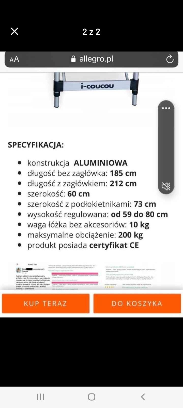 Łóżko do stylizacji rzęs, masażu