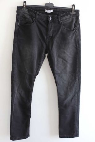 Only & Sons spodnie męskie jeansy rurki czarne W33 L30