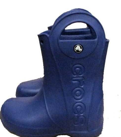 CROCS Handle Rain Boot jak NOWE lekkie Kalosze J2 rozmiar 33-34