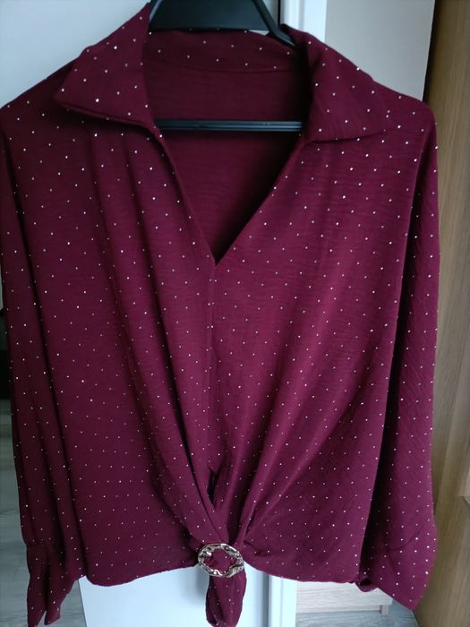 Bluzeczka bordowa blink blink