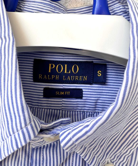 Koszula w paski POLO RALPH LAUREN SLIM Oxford męska r. S