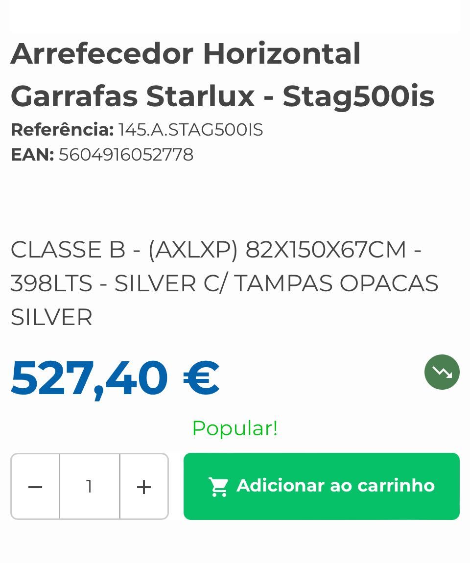refrigerado horizontal