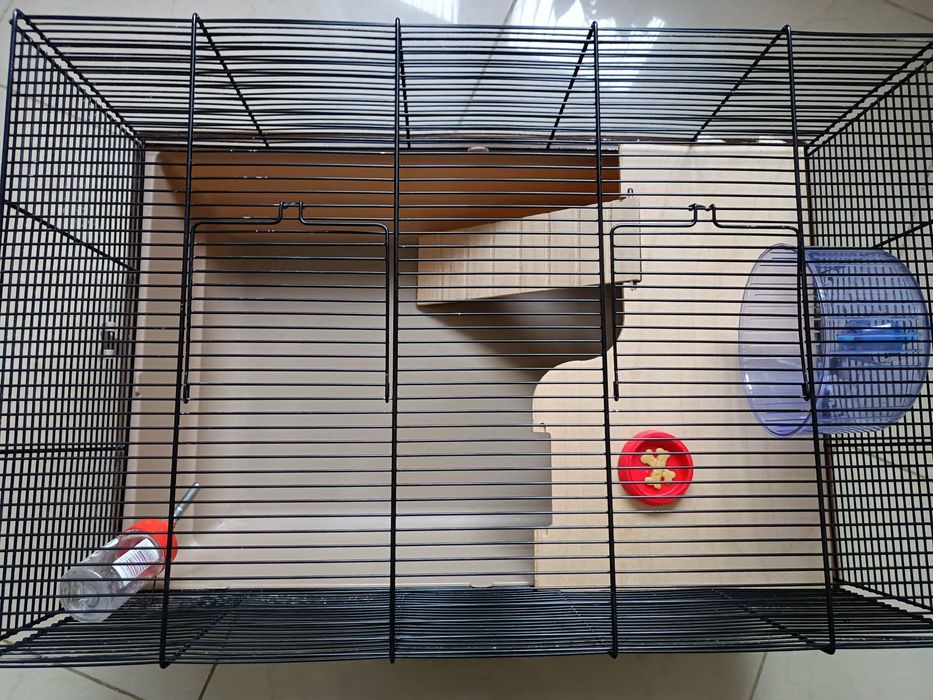 Klatki dla chomika - 1 mała, 1 duża