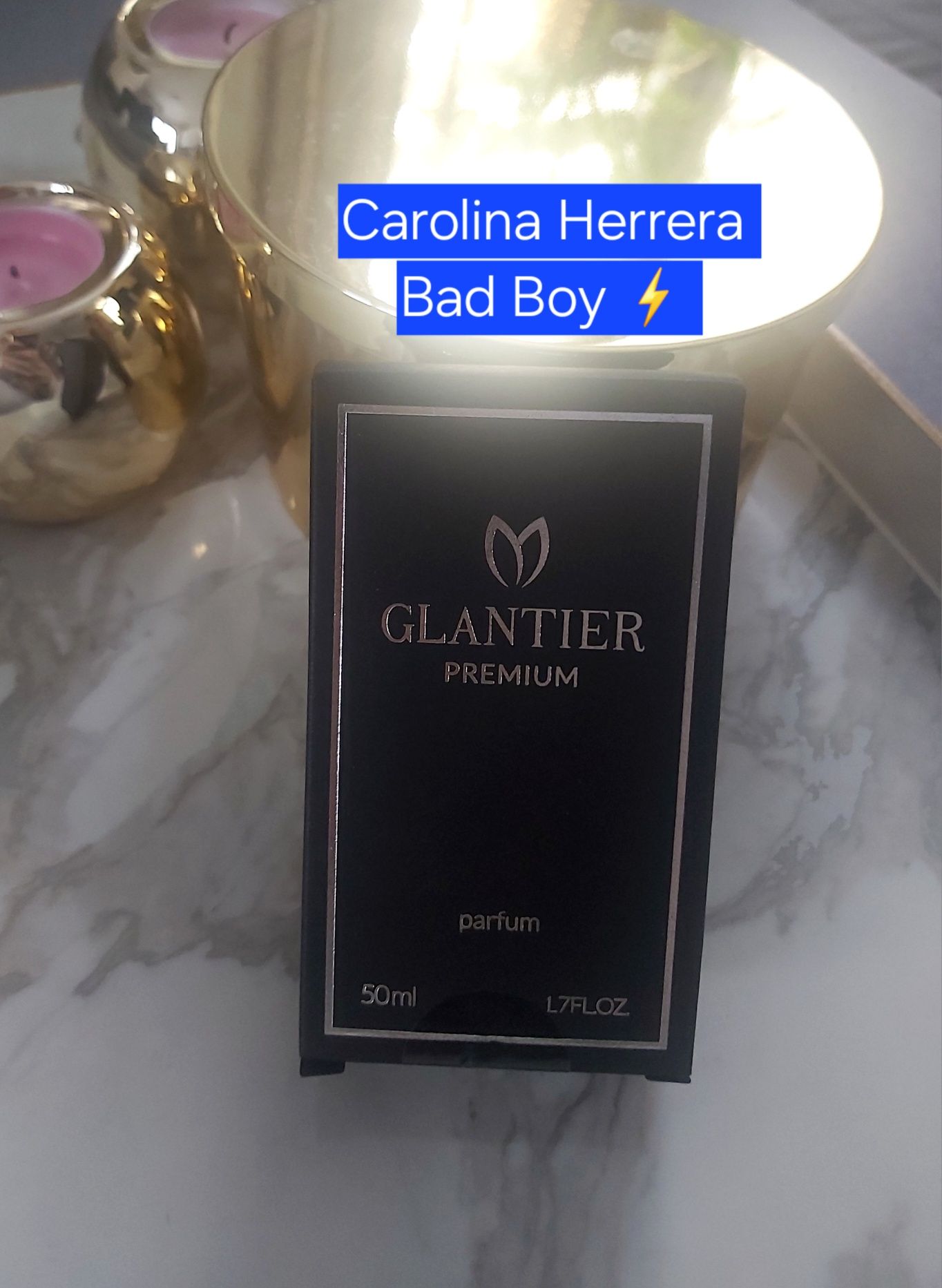 Carolina Herrera Bad Boy 782 perfum premium glantier