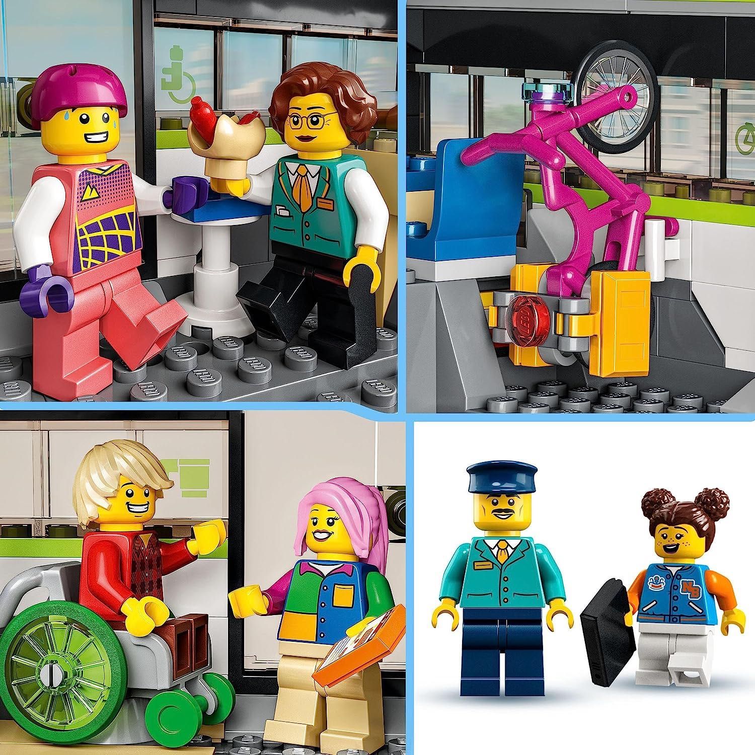 Zdalnie sterowany pociąg LEGO dla dzieci