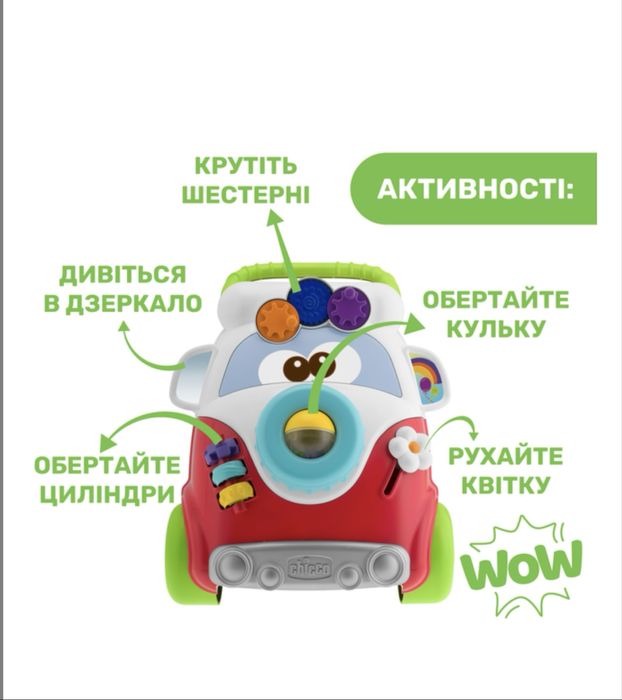 Ходунки -ігровий центр розвиваючий Chicco Happy Hippy Walker