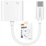 Przejściówka Adapter Usb-C Usb C + Aux 3,5 Mm Do Słuchawek Recci