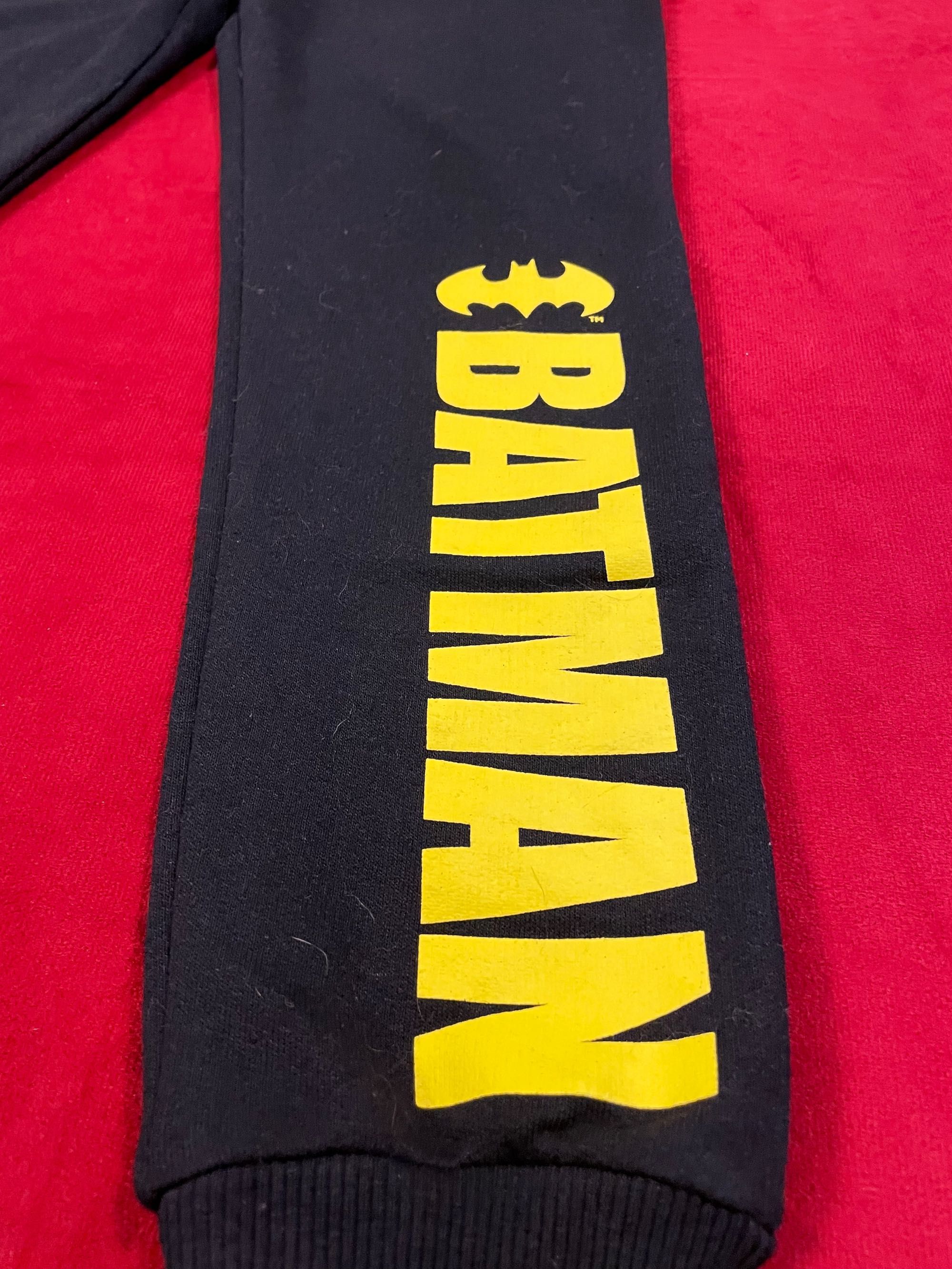 Spodnie dresowe Sinsay  BATMAN czarne NOWE, r. 134