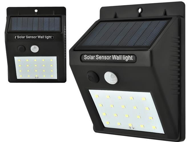 Candeeiro Luz solar LED Sensor de movimento para exterior Novos