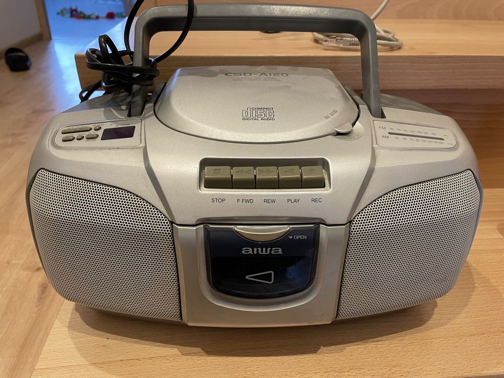 BOOMBOX Aiwa CSD-A120 CD kasety radio