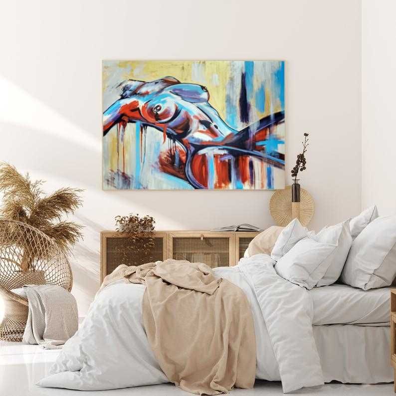 Nu Feminino Abstrato 80 × 100 cm