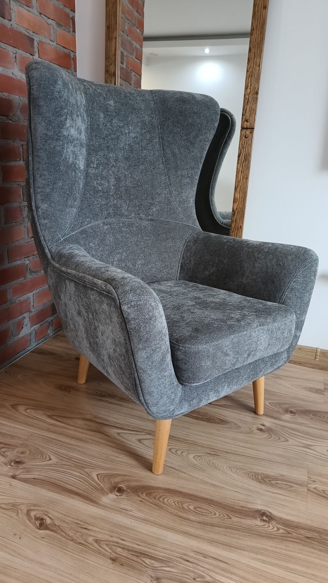 Fotel uszak loft styl , nowy