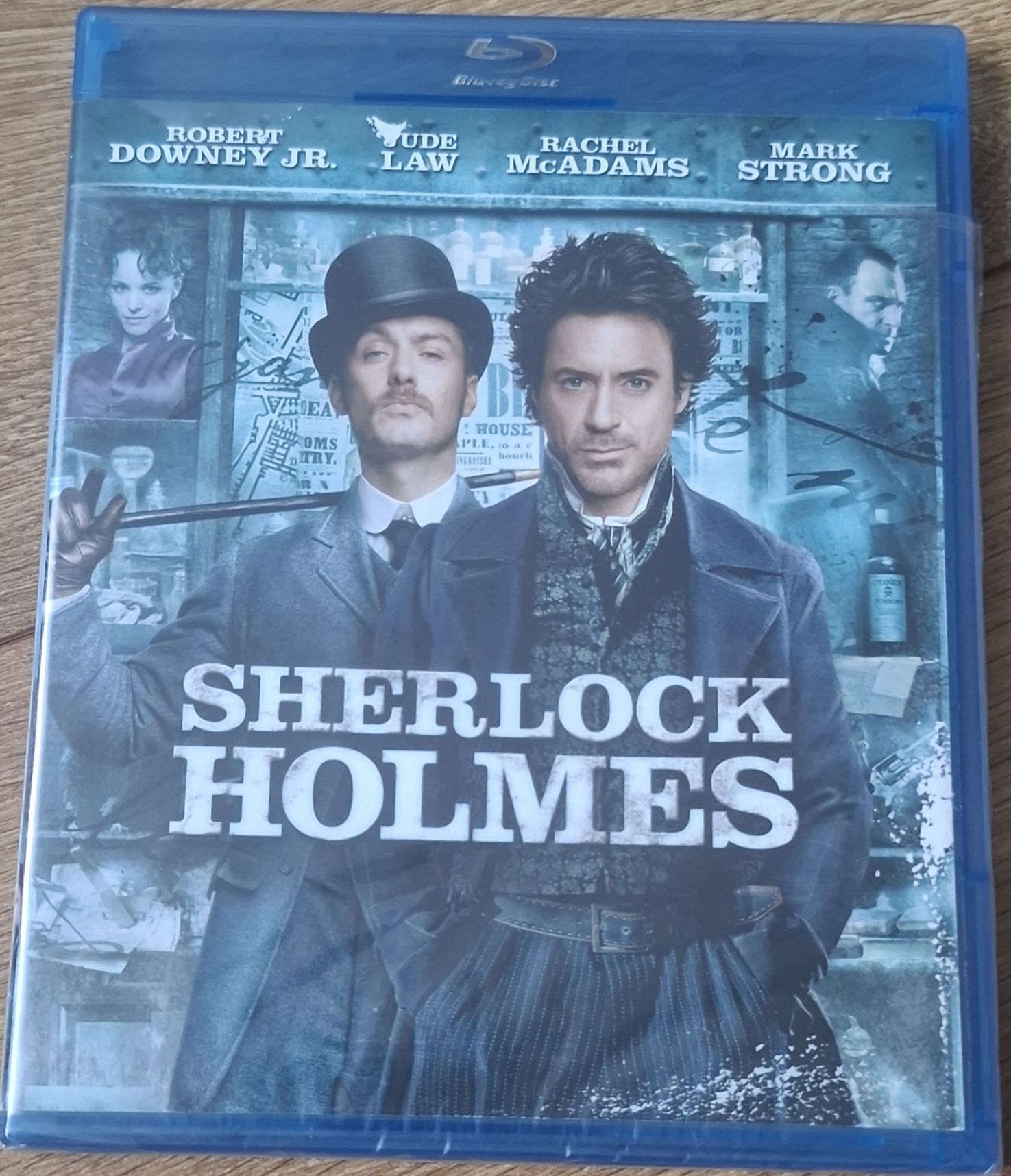 Sherlock Holmes pl blu ray Robert Downey Jr Jude Law Guy Ritchie