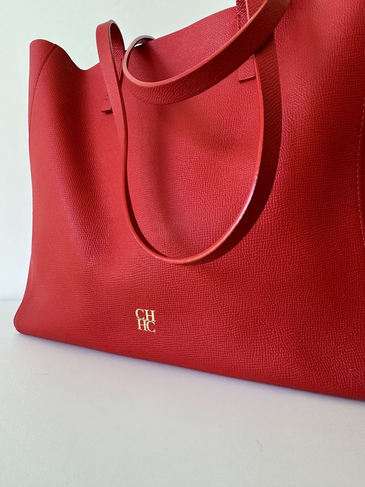 Tote bag Carolina Herrera vermelha