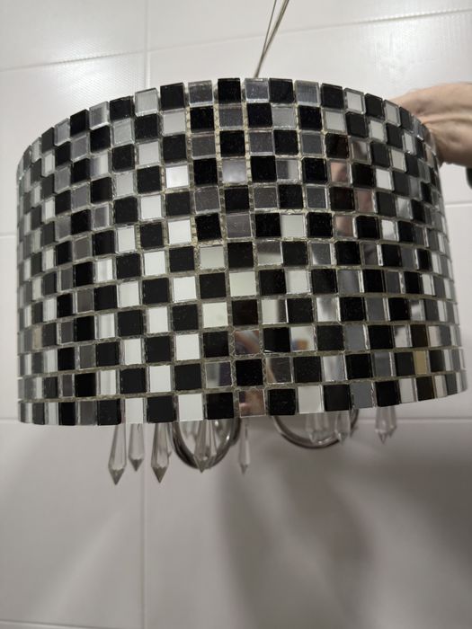 Розкішна люстра  мозаїка,скло