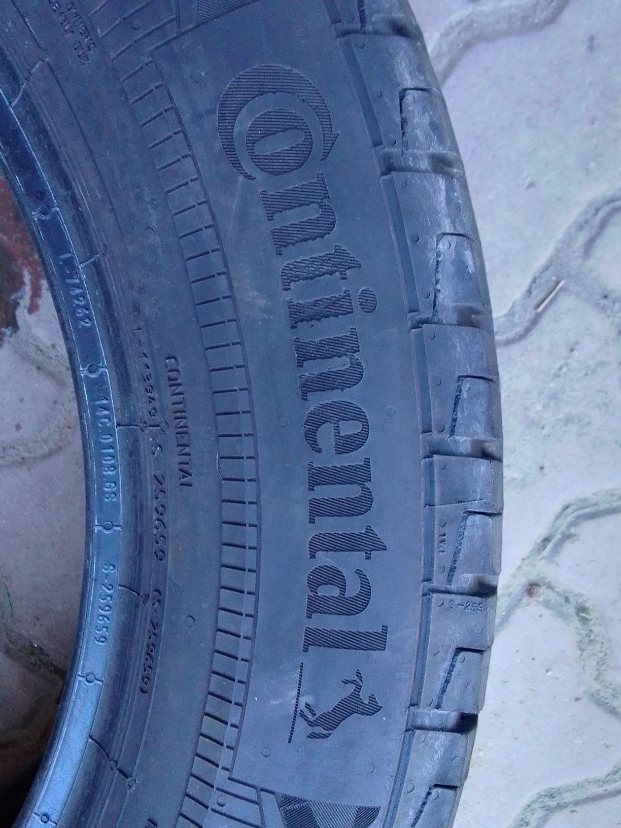 Opona letnia 215/60r17C CONTINENTAL 2023r 7.5mm