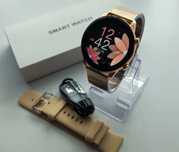 Stylowy Zegarek Damski Bransoletka Złoty Smartwatch Nowy