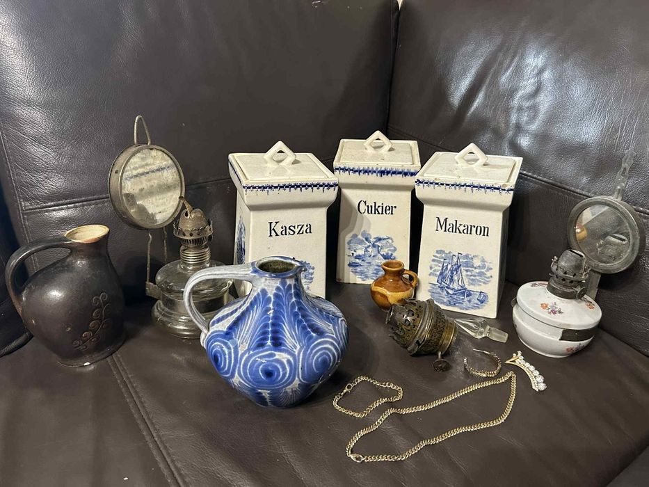 Starocie prosto ze strychu, Mańczak Chodzież, lampy naftowe, biżuteria