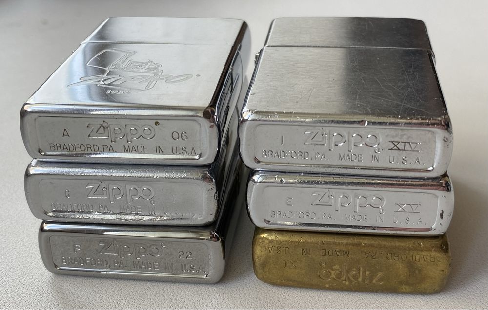 Зажигалки ZIPPO.