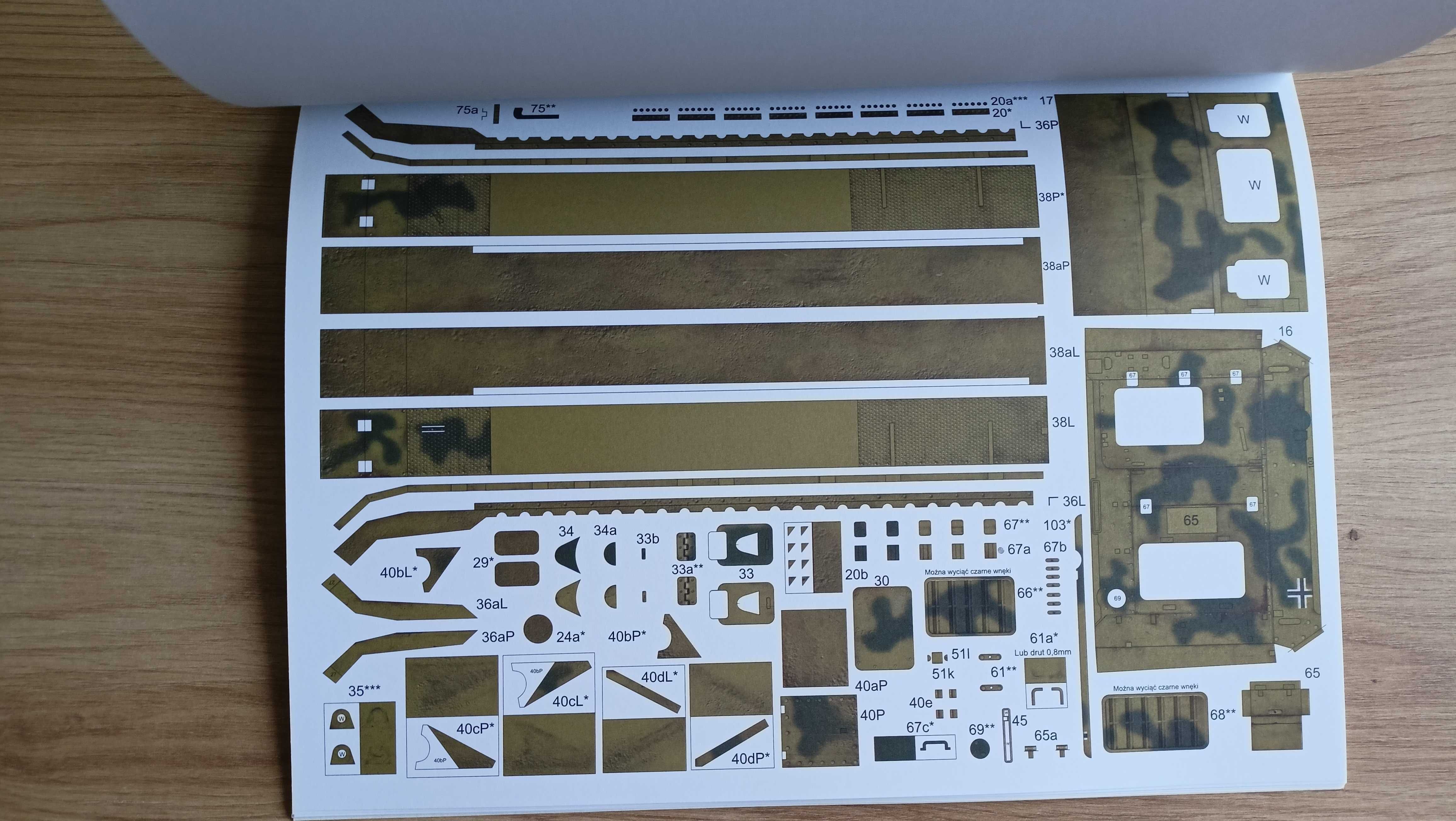 Model kartonowy - Jagdpanzer IV Ausf. F - Wydawnictwa  Angraf 198