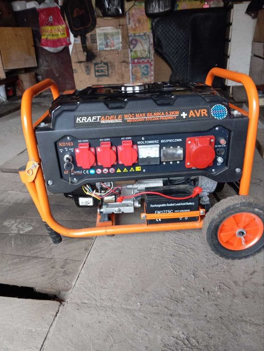 Генератор бензиновый Kraft&Dele KD163 2,8 кВт - Майже не був у роботі