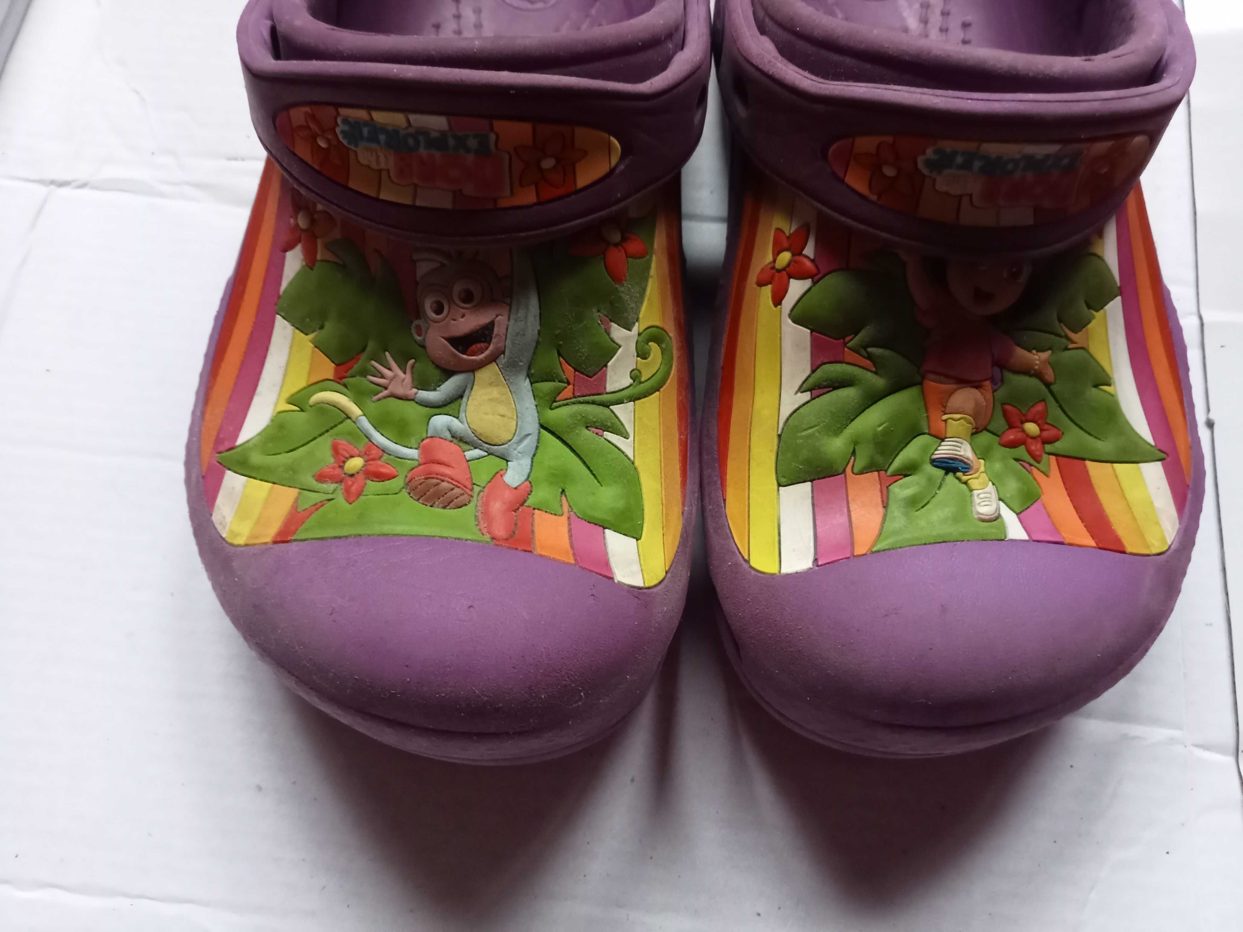 Jak nowe firmowe Crocs 31 32 klapki dla dziewczynki