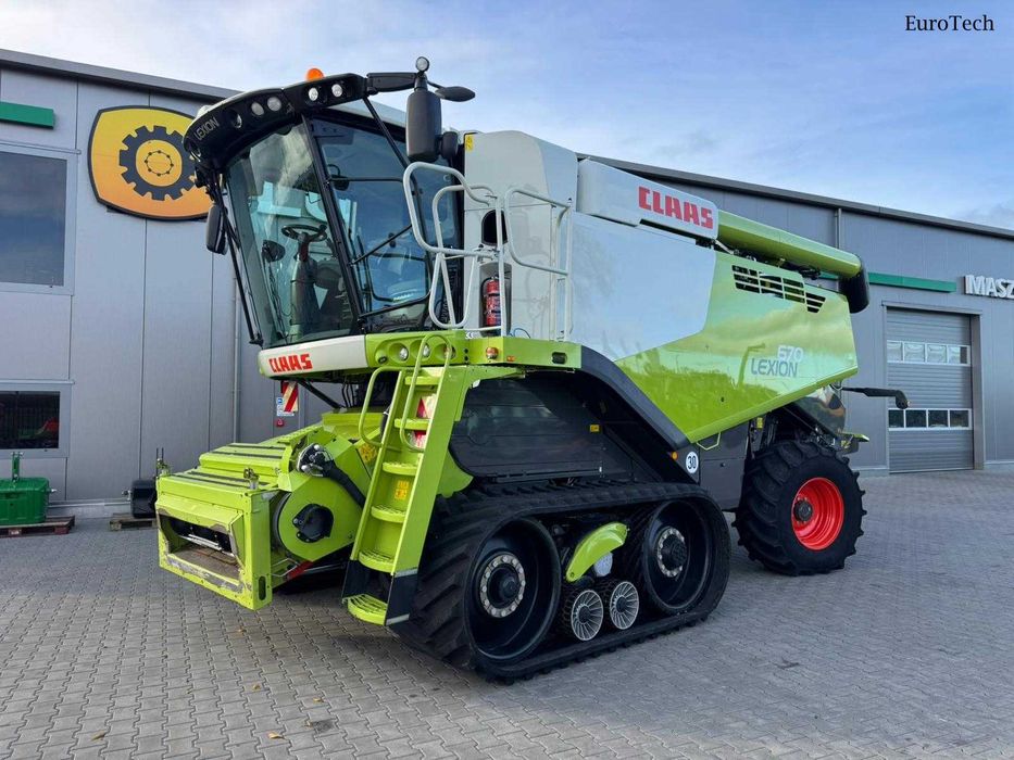 Kombajn zbożowy Claas Lexion 670 Terratrac rok 2017 stan bdb Vario 770