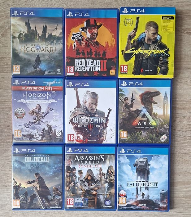 Gry ps4 ps5 fat slim pro gta nfs mafia Fifa ufc NHL ghost last of us