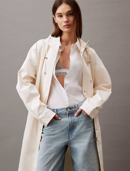 Новая женская куртка-парка calvin klein (ck parka jacket)с америки s,m