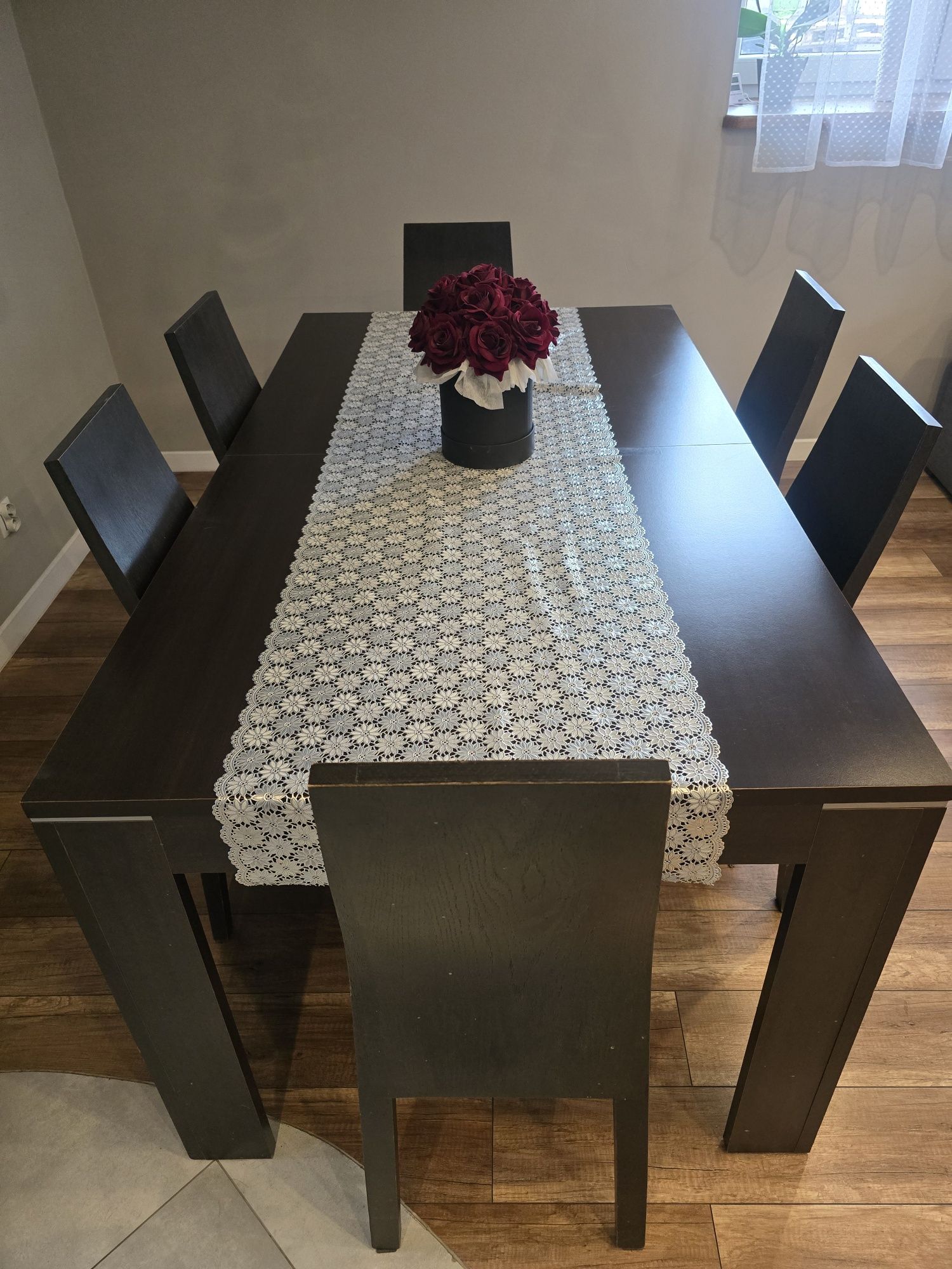 Zestaw mebli do salonu  BRW wenge  z kanapą