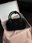 Torebka Miu Miu suede arcadie black