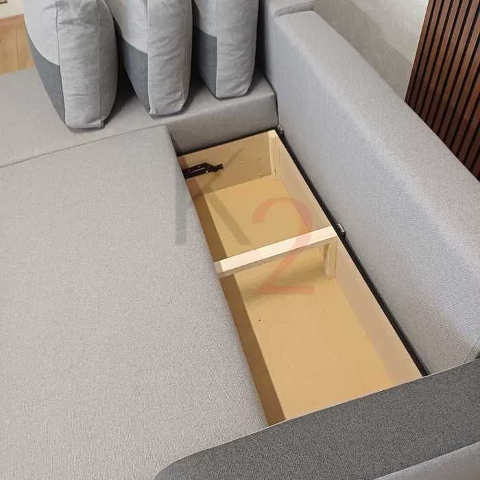 Narożnik Darwin Kanapa Sofa Łóżko Młodzieżowe do Salonu Rogówka+GRATIS
