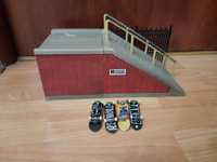 Tech deck skatepark schody + 2 deski fingerboard