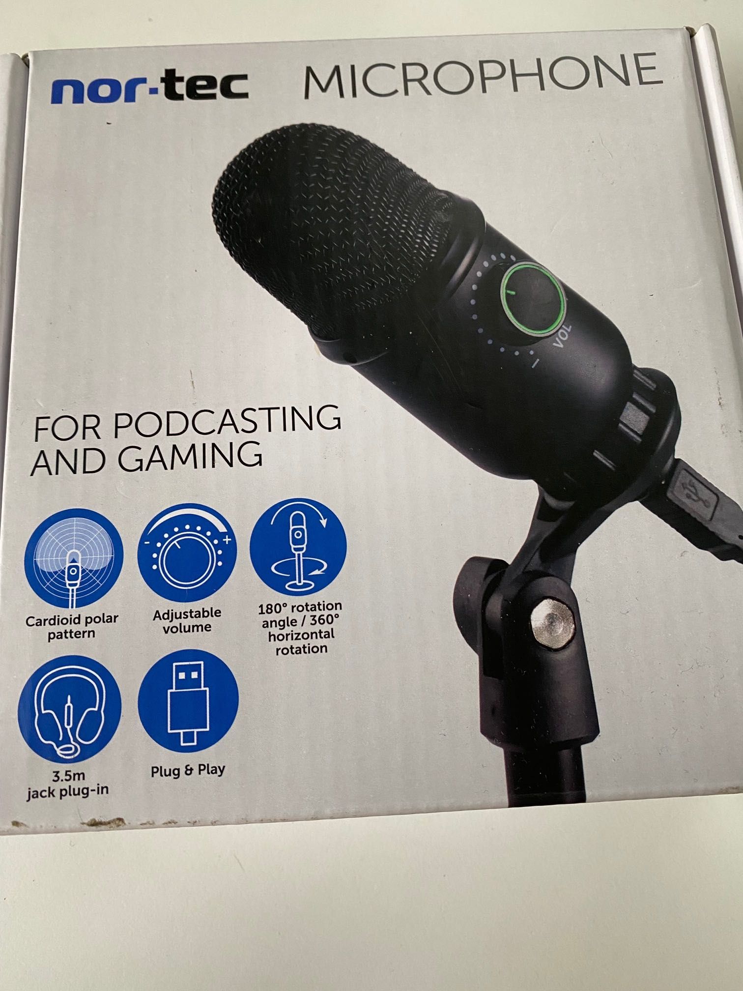 mikrofon do podcastów gier Nor-tec