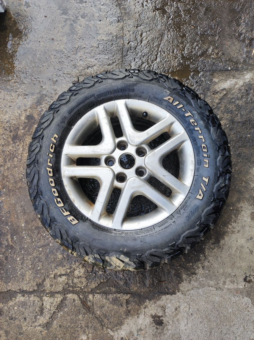 Koło zapas Mitsubishi Pajero 215/70/16 alu opona 17r. Zapasowa