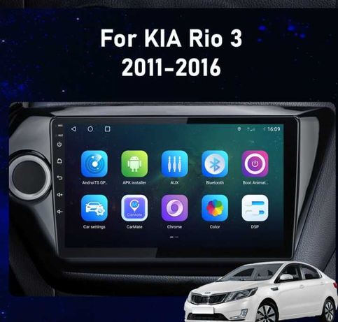 Автомагнитола Android магнитола  Kia RIO 3 4  2011-2016 .
